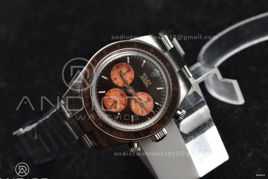 SS SS Edition ADGF A7750 Orange on Bracelet Daytona Best Dial Black 0416